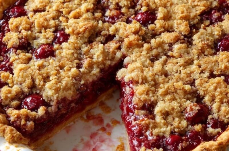 Cherry Crumb Pie Recipe