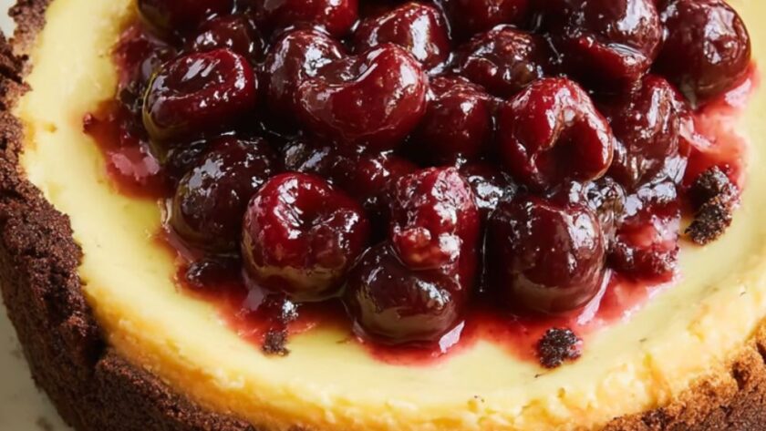 Cherry-Topped Cheesecake Recipe