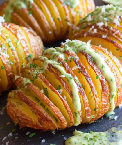 Crispy Hasselback Potatoes Recipe
