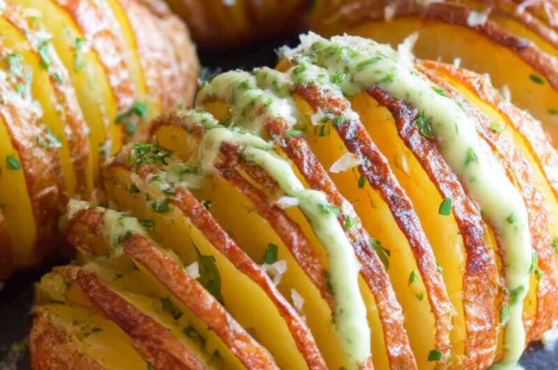 Crispy Hasselback Potatoes Recipe
