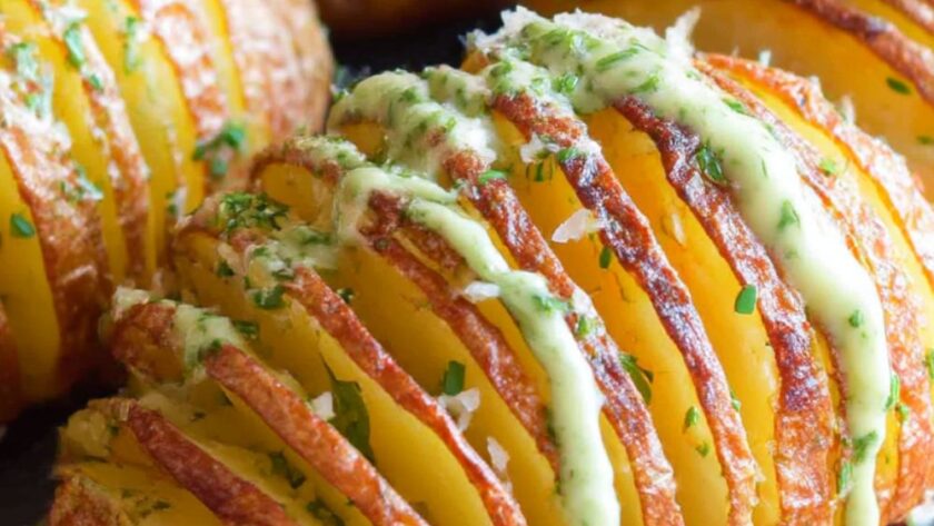 Crispy Hasselback Potatoes Recipe