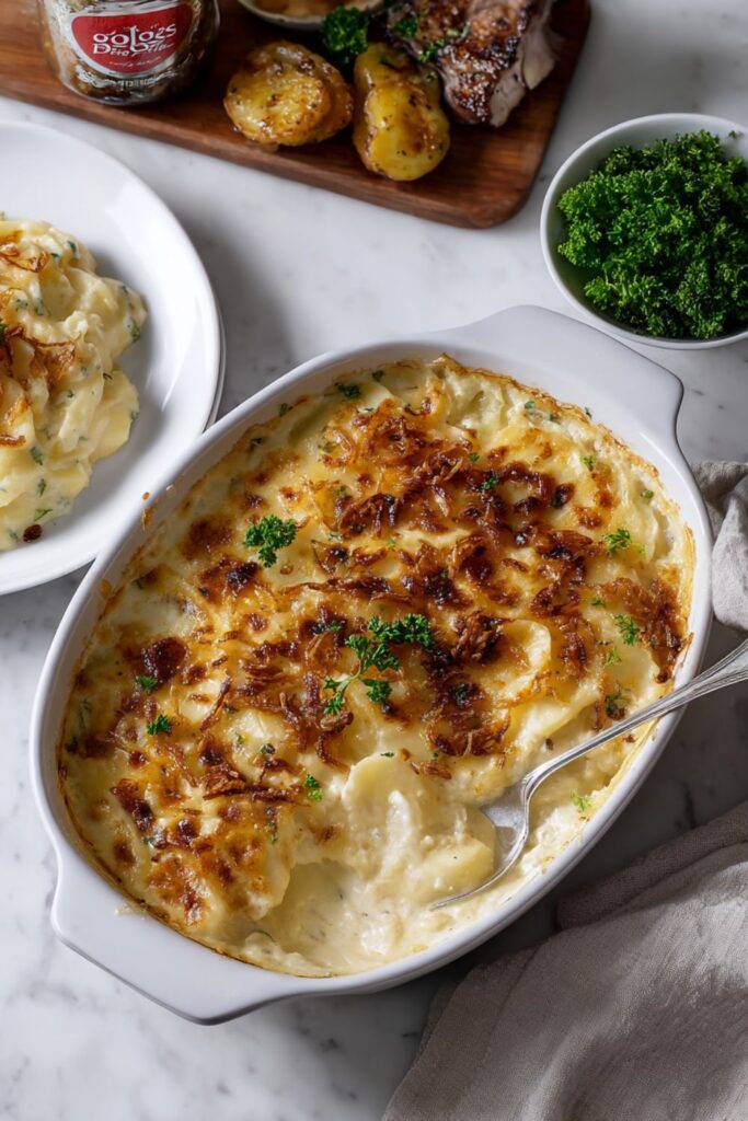 French Onion Scalloped Potatoes Recipe