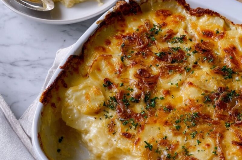 French Onion Scalloped Potatoes Recipe