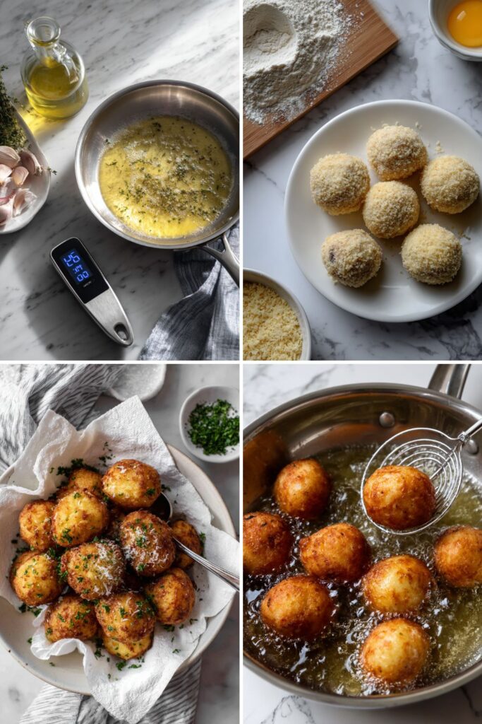 Fried Mashed Potato Balls Recipe