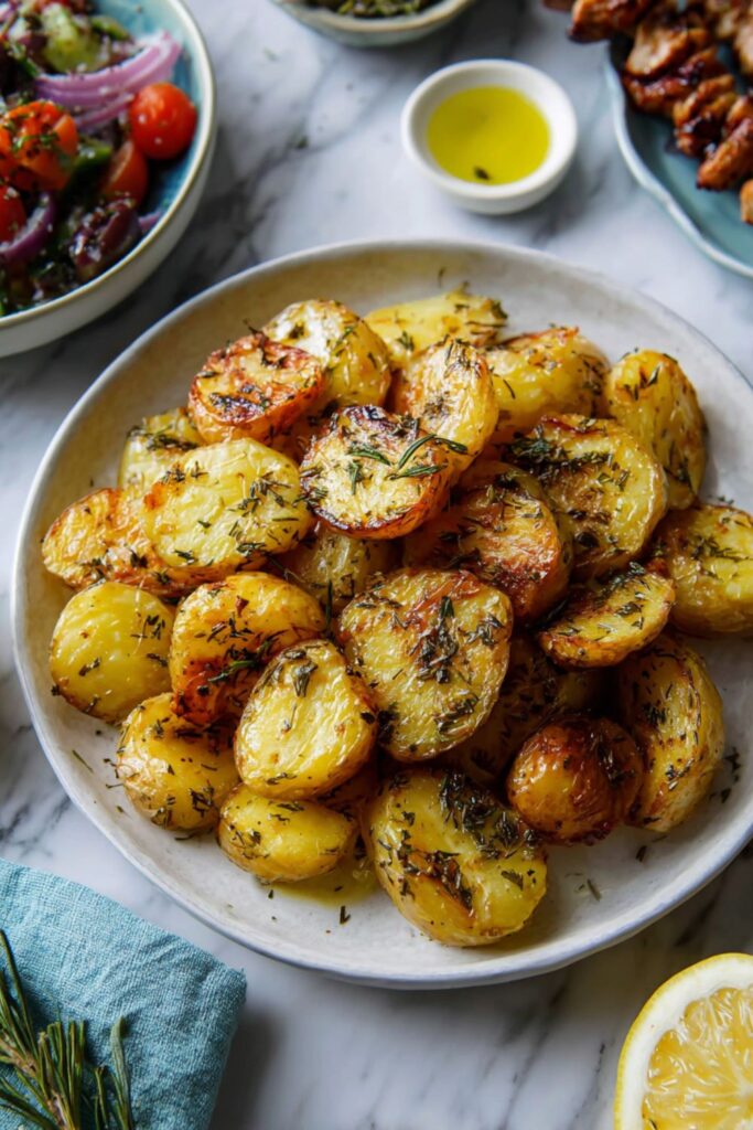 Greek Roasted Potatoes Recipe