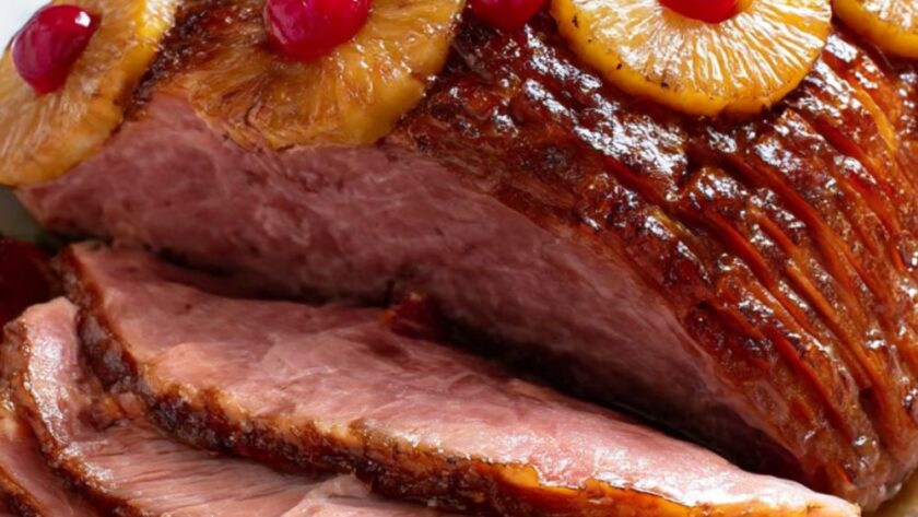 Ham with Cherry-Pineapple Glaze Recipe