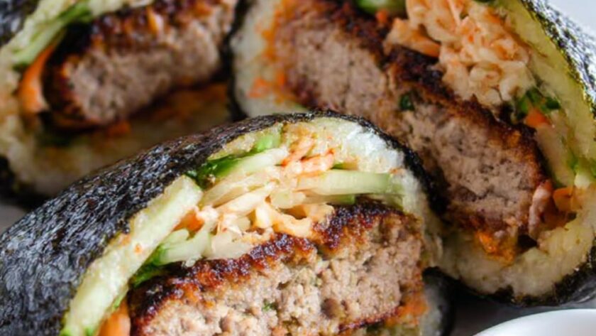 Korean Rice Burger Recipe