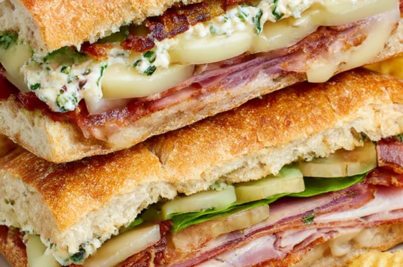 Leftover Ham, Swiss, and Pear Panini Recipe