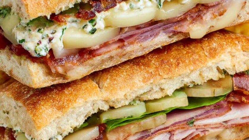 Leftover Ham, Swiss, and Pear Panini Recipe