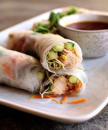 Leftover Turkey Spring Rolls Recipe