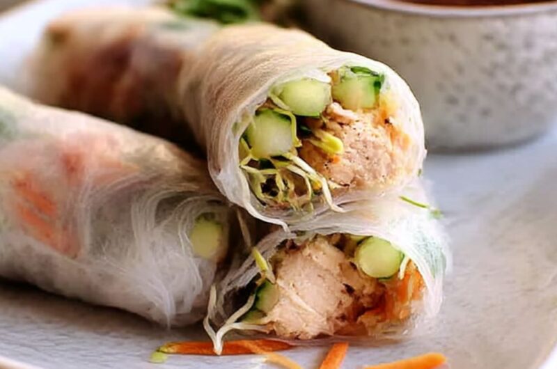 Leftover Turkey Spring Rolls Recipe