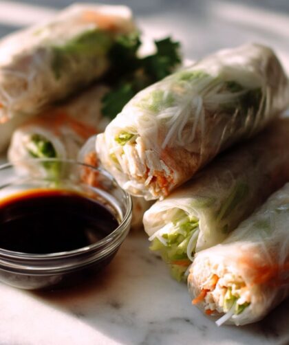 Leftover Turkey Spring Rolls Recipe
