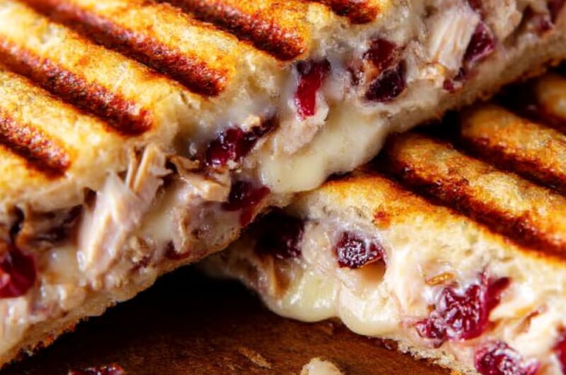 Leftover Turkey and Swiss Panini Recipe
