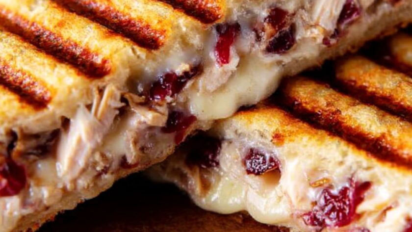 Leftover Turkey and Swiss Panini Recipe