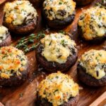 Mashed Potato and Wild Rice Stuffed Mushrooms Recipe