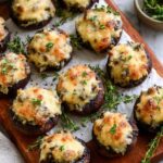 Mashed Potato and Wild Rice Stuffed Mushrooms Recipe