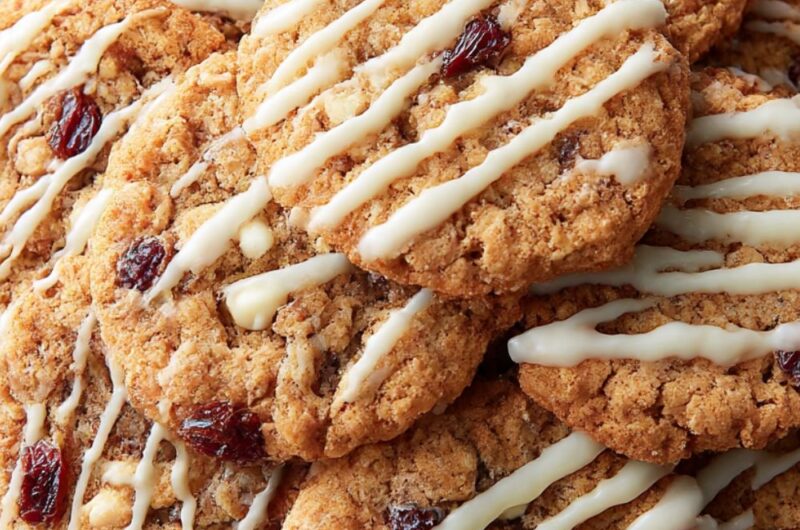 Oatmeal-Cherry Slice-and-Bake Cookies Recipe