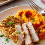 Panko-Crusted Pork Chops with Carrot Mash Recipe