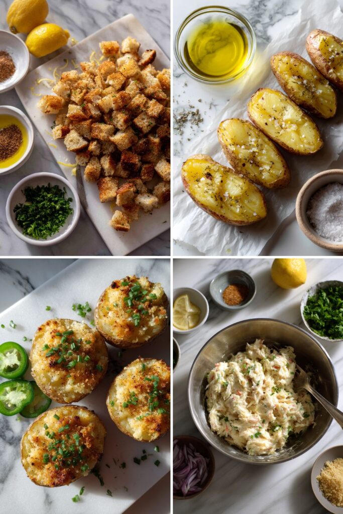 Phoebe Lapine's Crab Cake Twice-Baked Potatoes Recipe