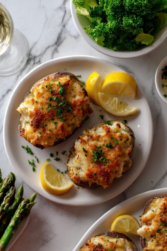 Phoebe Lapine's Crab Cake Twice-Baked Potatoes Recipe