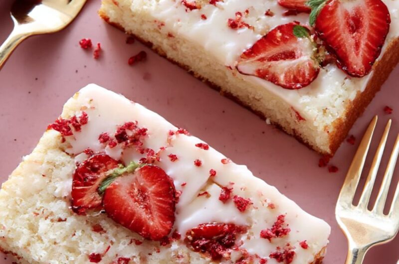 Pink Lemonade Sheet Cake Recipe