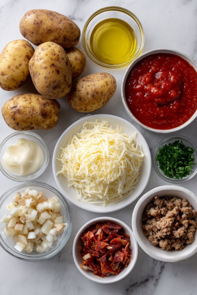 Pizza Potato Skins Recipe