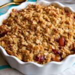 Plum and Cherry Crumble Recipe