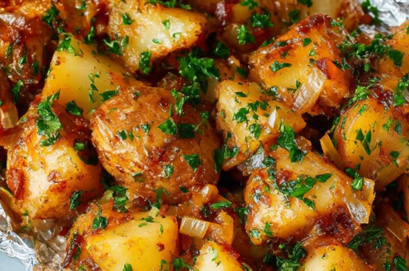 Poblano-Potato Bundles Recipe