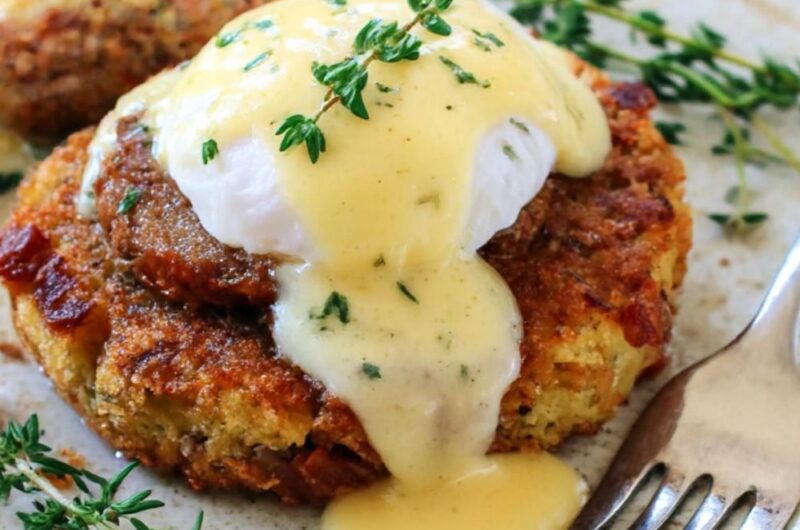 Potato Cake Benedict Recipe
