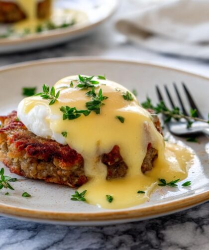 Potato Cake Benedict Recipe