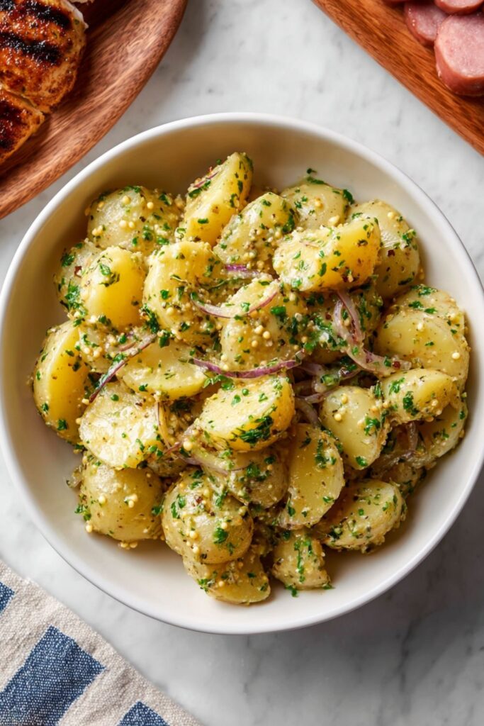 Potato Salad with Mustard Vinaigrette Recipe