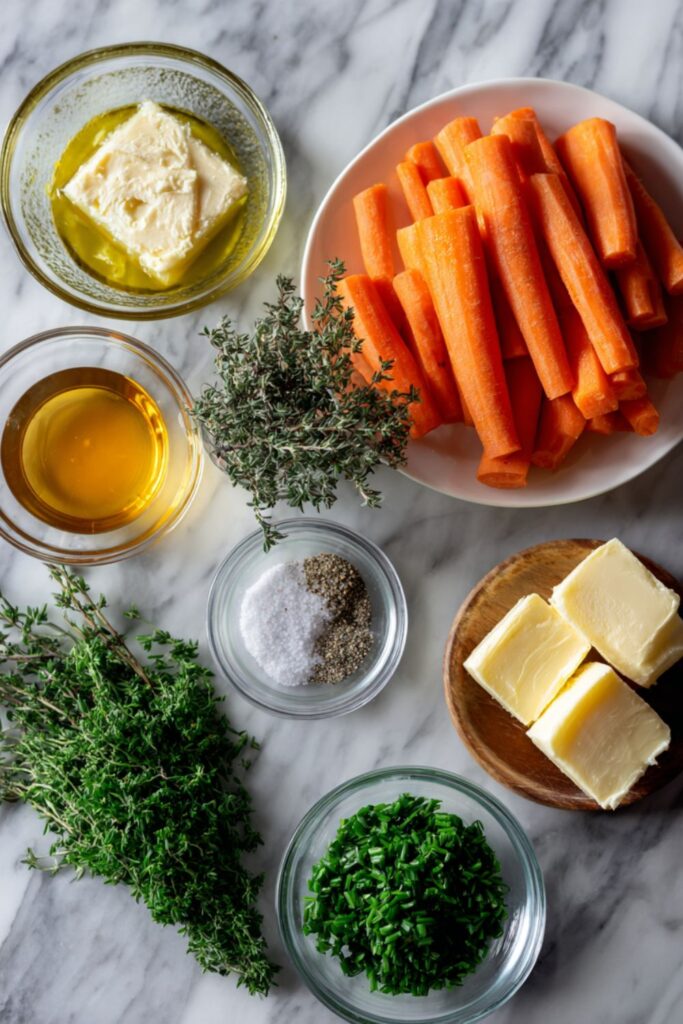 Roasted Carrots with Honey Herb Butter Recipe