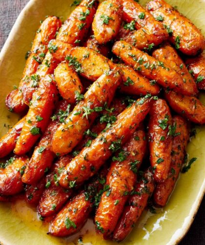 Roasted Carrots with Honey Herb Butter Recipe