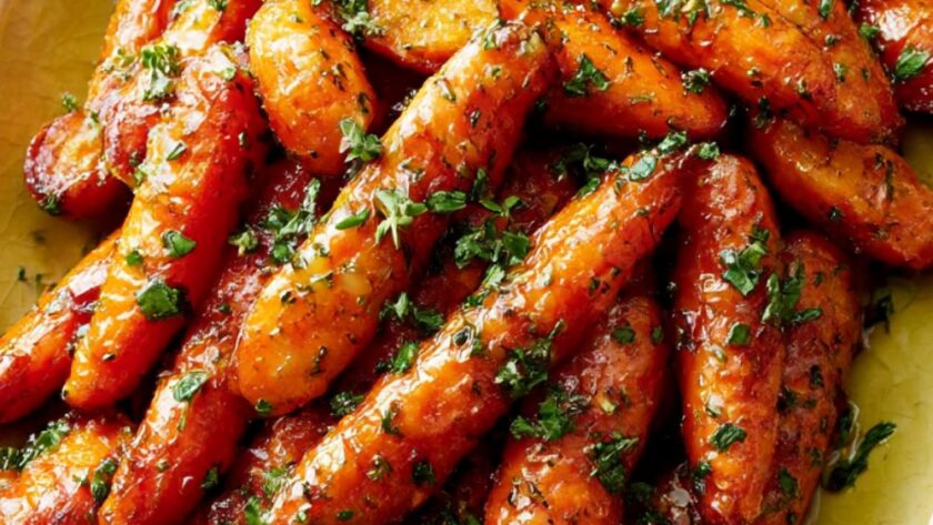 Roasted Carrots with Honey Herb Butter Recipe