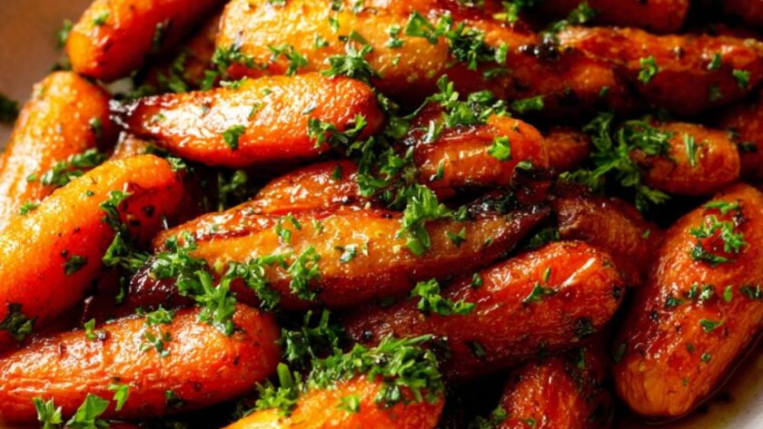 Roasted Carrots with Honey Herb Butter Recipe