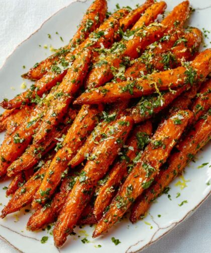 Roasted Carrots with Spring Pesto Recipe