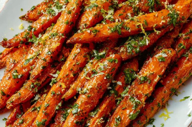 Roasted Carrots with Spring Pesto Recipe
