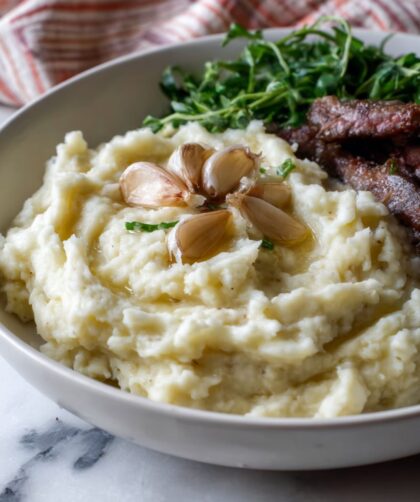 Roasted Garlic Mashed Potatoes Recipe