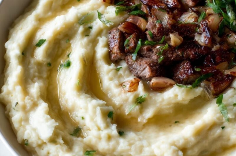 Roasted Garlic Mashed Potatoes Recipe