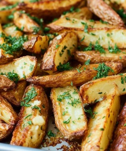 Roasted Potato Wedges Recipe