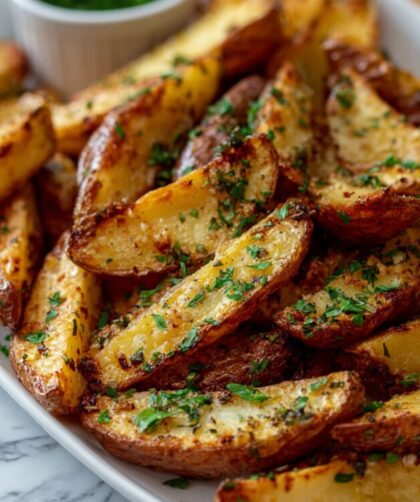 Roasted Potato Wedges Recipe