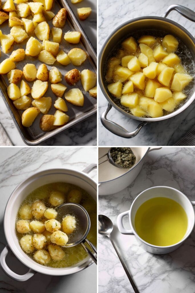 Rosemary Garlic Fried Potatoes Recipe