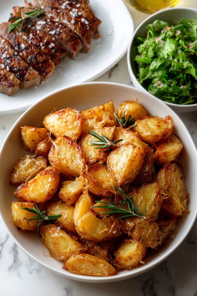 Rosemary Garlic Fried Potatoes Recipe