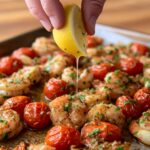 Shrimp & Tomato Sheet Pan Supper Recipe