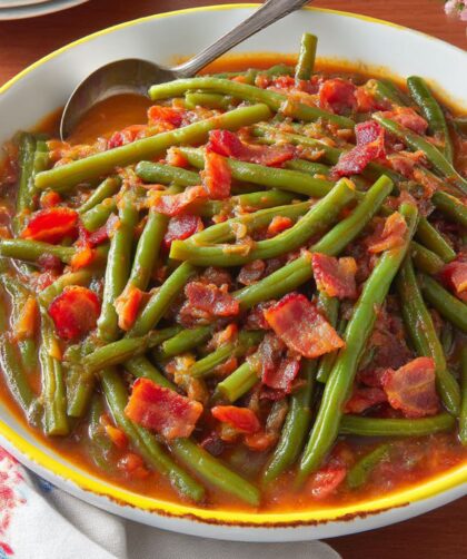 Slow Cooker Green Beans Recipe