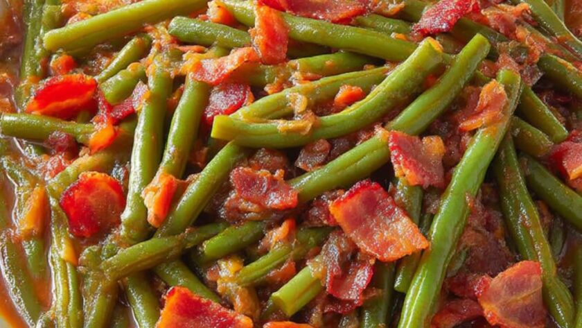 Slow Cooker Green Beans Recipe