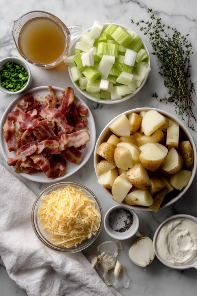 Slow Cooker Potato Soup Recipe