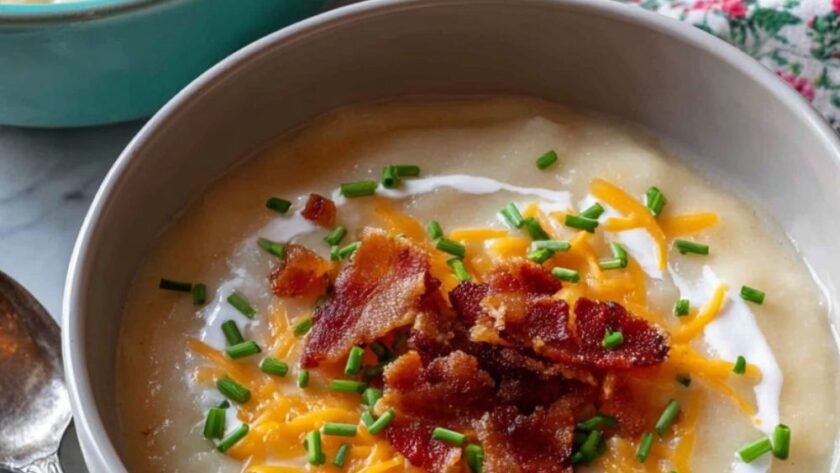 Slow Cooker Potato Soup Recipe