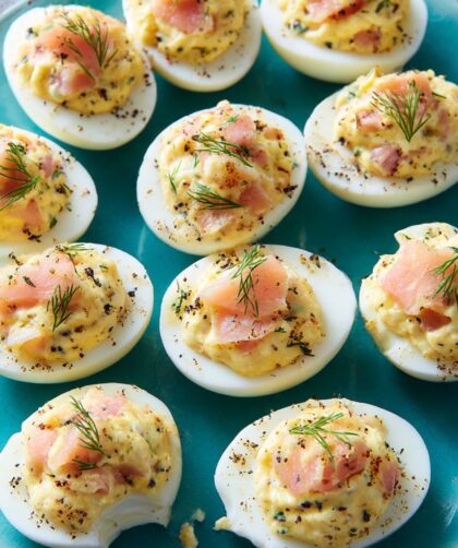 Smoked Salmon Deviled Eggs Recipe