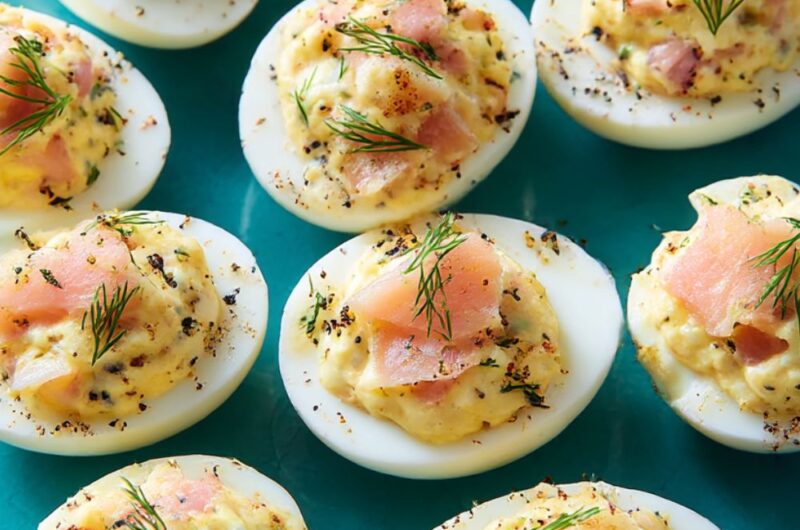 Smoked Salmon Deviled Eggs Recipe